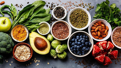 Ảnh: Thực phẩm giàu chất chống oxy hoá. Nguồn: Vinmec.com.